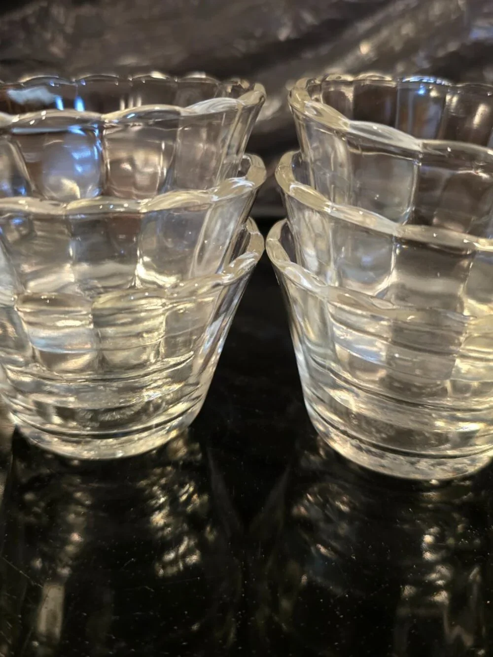 Anchor Hocking Fire King #422 Clear Custard Cup 5 oz Ramekin Lot of 6 Vintage